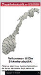 Mobile Screenshot of dinsikkerhetsbutikk.no